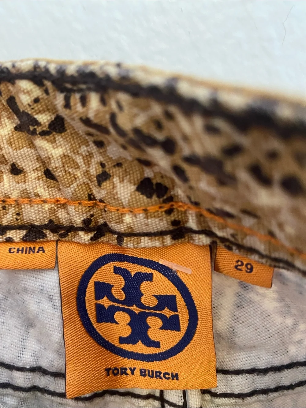 Tory burch Snake Print Pants in Brown - Stylish Casual Trousers